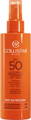 Молочко солнцезащитное Tanning Moisturizing Milk Spray Face-Body SPF 50 21век