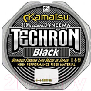 Леска плетеная Techron Black 0.30мм 100м / 255100030 21век