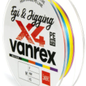 Леска плетеная Vanrex Egi&Jigging х4 Braid Multi Color 150/010 / LJ4108-010 21век