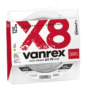 Леска плетеная Vanrex x8 Braid Fluo Green 125/020 / LJ4118-020 21век