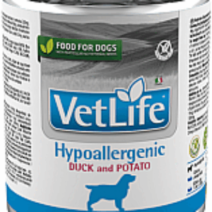 Влажный корм для собак Vet Life Hypoallergenic Duck & Potato 21век