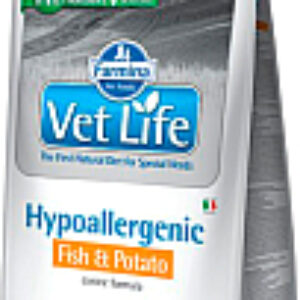Сухой корм для собак Vet Life Hypoallergenic Fish & Potato 21век
