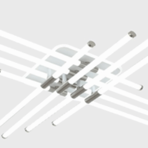 Потолочный светильник XL-60268B-8+1 WT+Nickel 21век