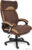 Кресло TetChair Duke (флок/ткань, коричневый/бронзовый)