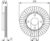 Тормозной диск, Bosch 0986479R64