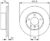Тормозной диск, Bosch 0986479R72