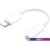 Адаптер Ugreen US212 30759 Lightning — 3.5 Jack (0.07 м, белый)