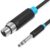 Кабель Vention BBEBH 6.3 мм — XLR (2 м, черный)