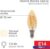 Светодиодная лампочка Rexant Витая свеча LCW35 7.5Вт E14 600Лм 2400K теплый свет 604-119