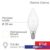 Светодиодная лампочка Rexant Свеча (CN) 11.5 Вт E14 1093Лм 4000K нейтральный свет 604-028