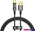 Кабель Baseus Explorer Series Auto Power-Off Fast Charging USB Type-A -USB Type-C (1 м, черный)