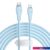 Кабель Baseus Pudding Series USB Type-C — Lightning (2 м, голубой)
