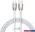 Кабель Baseus Glimmer Series Fast Charging Data Cable USB Type-A — Type-C 100W CADH000402 (1 м, белый)