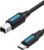 Кабель Vention CQUBH USB Type-B — USB Type-C (2 м, черный)