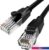 Кабель Vention IBEBL RJ45 — RJ45 (10 м, черный)