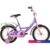 Детский велосипед Novatrack Vector 16 2022 163VECTOR.LC22 (фиолетовый)