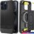 Чехол для телефона Spigen Rugged Armor (MagFit) для iPhone 15 Pro Max ACS06561 (черный)