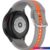 Ремешок Rumi Sport Line силиконовый для Samsung Galaxy Watch4/5 (20 мм, серый/оранжевый)