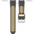 Ремешок Rumi Sport N-style силиконовый для Samsung Galaxy Watch4/5 (20 мм, черный/желтый)