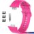 Ремешок Rumi силиконовый для Huawei Watch FIT, Watch FIT Elegant (ярко-розовый)
