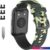 Ремешок Rumi силиконовый для Huawei Watch FIT, Watch FIT Elegant (зеленый камуфляж)