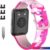 Ремешок Rumi силиконовый для Huawei Watch FIT, Watch FIT Elegant (розовый камуфляж)