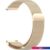 Браслет Rumi Milanese loop металлический 20 мм (белое золото)