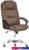 Офисное кресло TetChair Bergamo ткань (хром/коричневый 3M7-147)