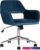 Кресло Stool Group Ross велюр (синий)