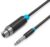 Кабель Vention BBFBH 6.5 Jack — XLR (2 м, черный)