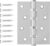 Петля дверная, Avers 100x75x2.5-B4-CR