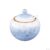 Сахарница фарфоровая “Кантри” (380 мл; небесно-голубая)