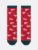 Носки детские “Ho-ho-ho” (тёмно-красный)