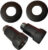 Комплект фитингов для полотенцесушителя, Luxon 1″х1/2″ г/ш Ral 9005 731SCH1004