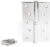 Петля дверная, Apecs 120×80-B-Steel-CR-L