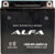 Мотоаккумулятор, ALFA battery 12N9-BS / 12N9-4B-1
