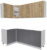 Готовая кухня, Интерлиния Мила 12×20 без столешницы
