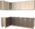Готовая кухня, Интерлиния Мила 12×25 без столешницы