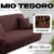 Чехол на 2-х местный диван, Mio Tesoro 140-185см + наволочка / ALZH06202-BR