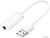 Адаптер Ugreen US206 30712 USB Type-A — 3.5 мм (0.15 м, белый)