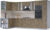 Готовая кухня, Интерлиния Мила 1.68×3.4 левая