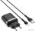 Сетевое зарядное Hoco C12Q microUSB (черный)