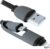 Кабель соединительный USB 2.0-micro USB- Lightning Defender (USB10-03BP)(черный, 1м)