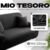 Чехол на 3-х местный диван, Mio Tesoro 190-230см + наволочка / ALZH06203-BL