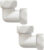 Комплект фитингов для полотенцесушителя, Luxon 1″x1/2″ г/г 740SCH1004Ral9016