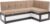 Уголок кухонный мягкий, Mebel-Ars Нотис 211х82х135.5 см / M11-28-14