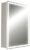 Шкаф с зеркалом для ванной, Silver Mirrors Киото-2 60 L / LED-00002679