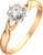 Кольцо из комбинированного золота, ZORKA 2D00119.14K.B