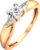 Кольцо из комбинированного золота, ZORKA 2D00182.14K.B