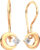Серьги из розового золота, ZORKA 3101427.14K.R.ZZ